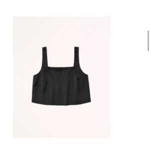 Abercrombie & Fitch Satin Squareneck Set Top